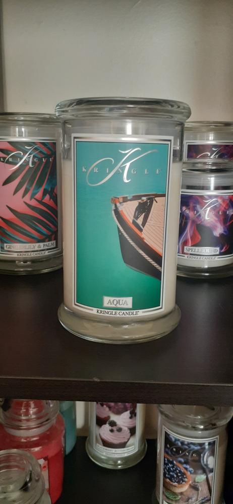 Aqua | Soy Candle - Customer Photo From Chasity W.