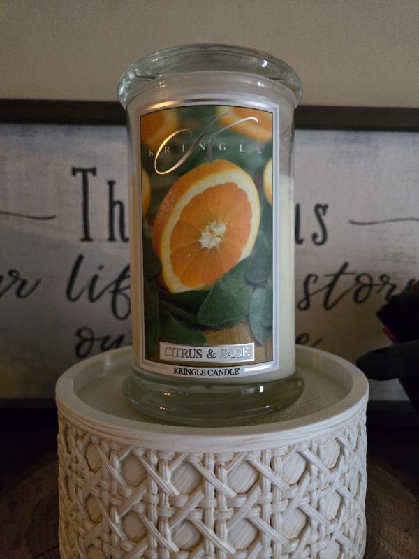 Citrus and Sage  Large 2-wick - Customer Photo From Kimberly Klise
