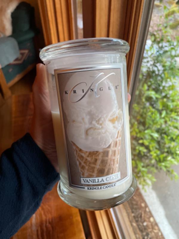 Vanilla Cone | Soy Candle - Customer Photo From Karyn G.