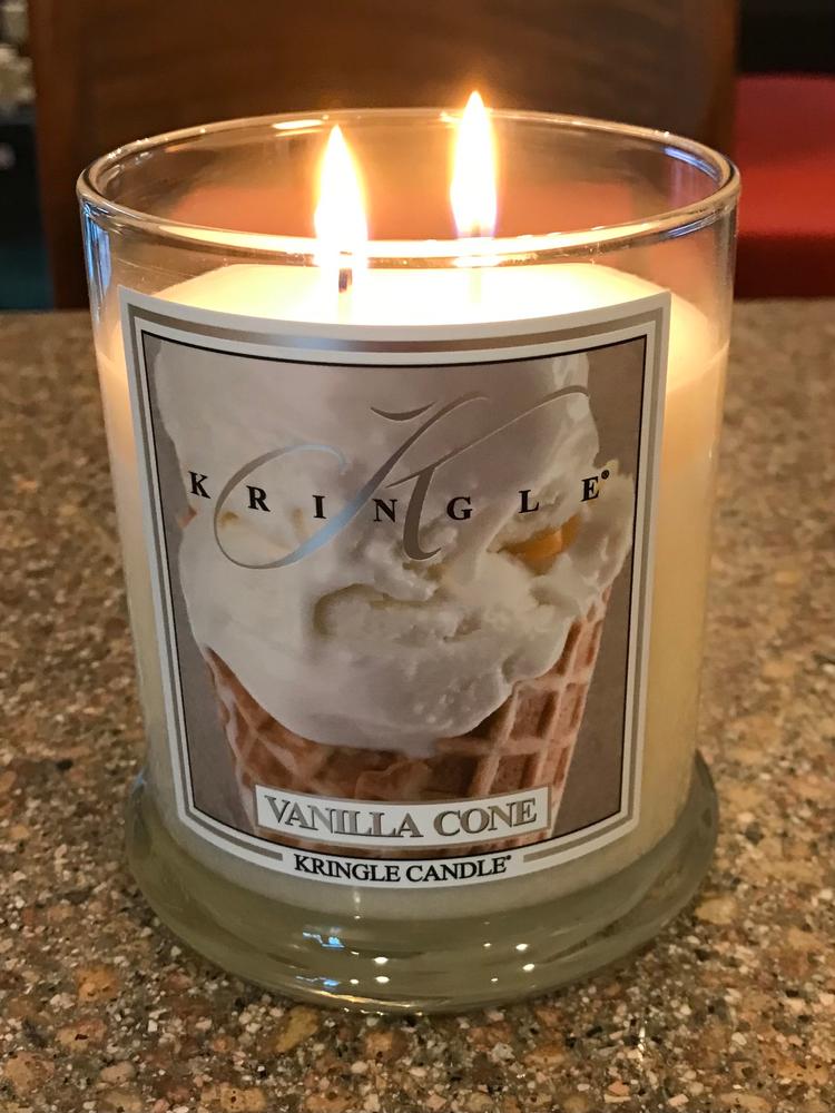 Vanilla Cone Medium 2-wick - Customer Photo From AJ