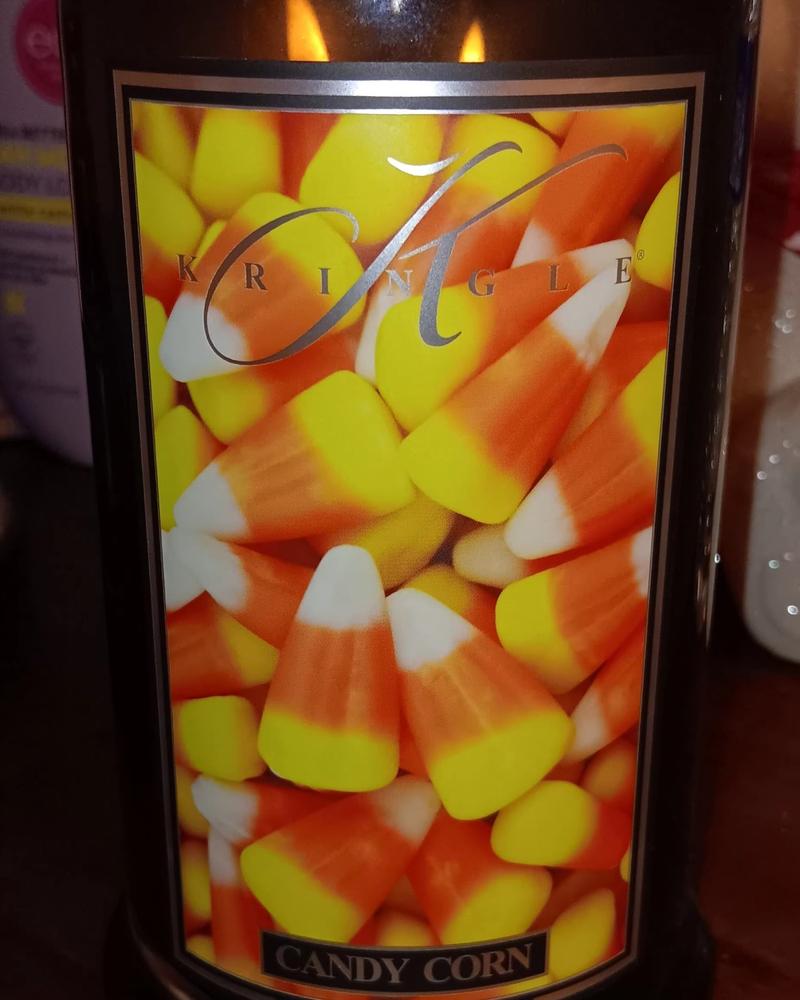 Candy Corn | Large Candle - Customer Photo From Kimberly E.