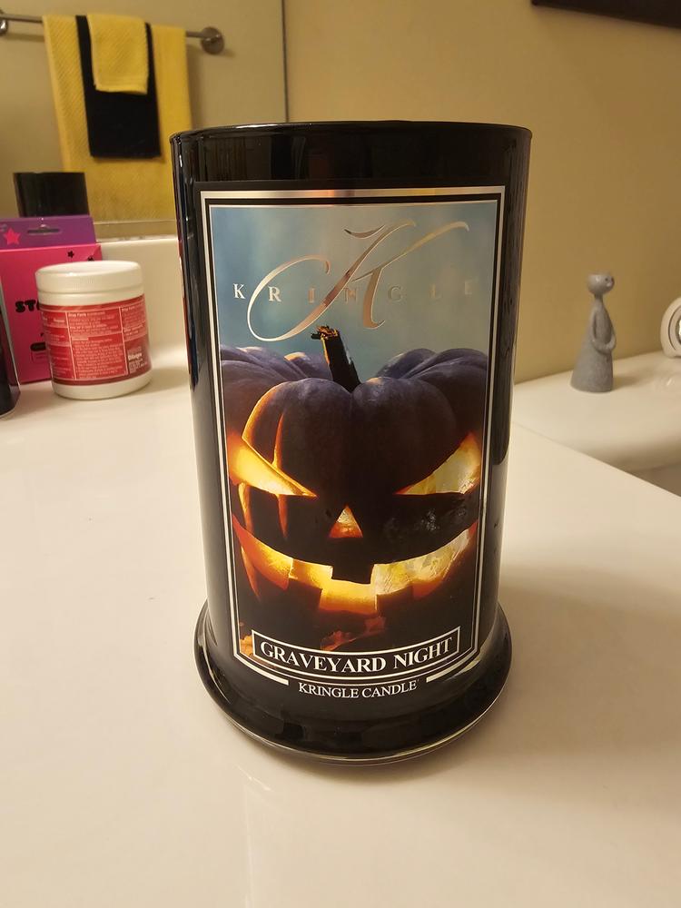 Graveyard Night Large 2-wick - Customer Photo From Donna m.