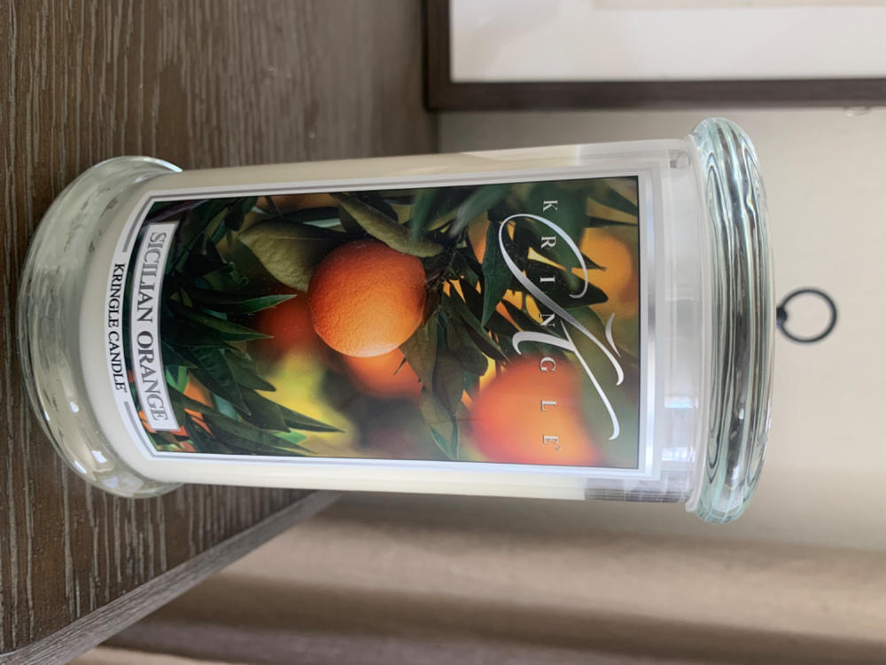 Sicilian Orange | Soy Candle - Customer Photo From April B.