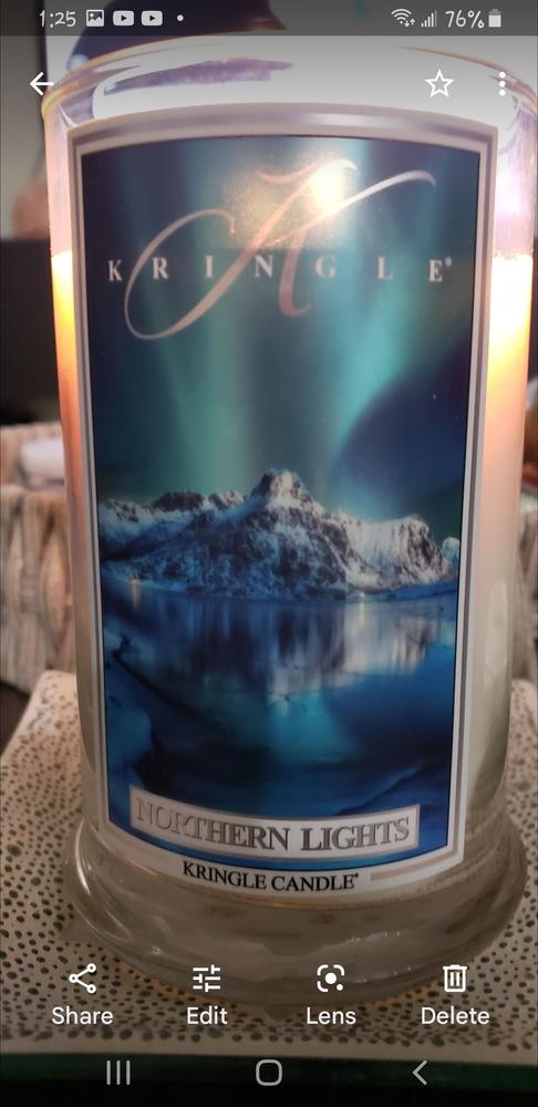 Northern Lights | Soy Candle - Customer Photo From Jenna