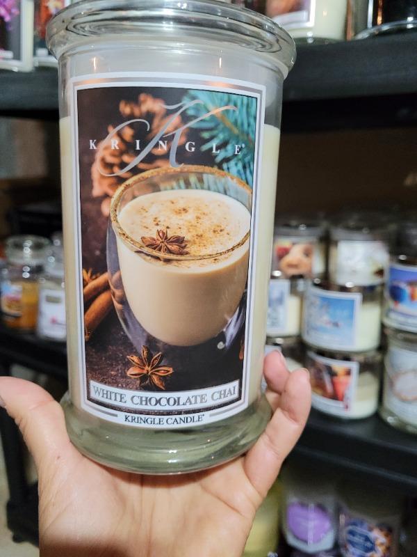 White Chocolate Chai | Soy Candle - Customer Photo From Kimberly K.