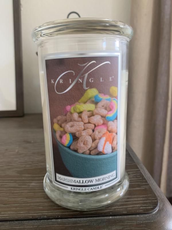 Marshmallow Morning | Soy Candle - Customer Photo From April B.