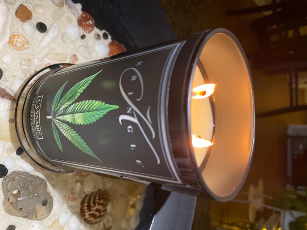 Cannabis Large 2-wick - Customer Photo From Kelly S.