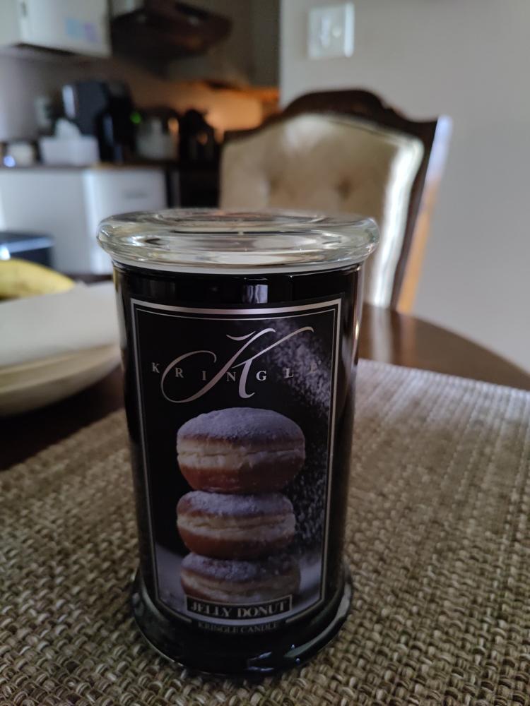Jelly Donut | Soy Candle - Customer Photo From Susan M.