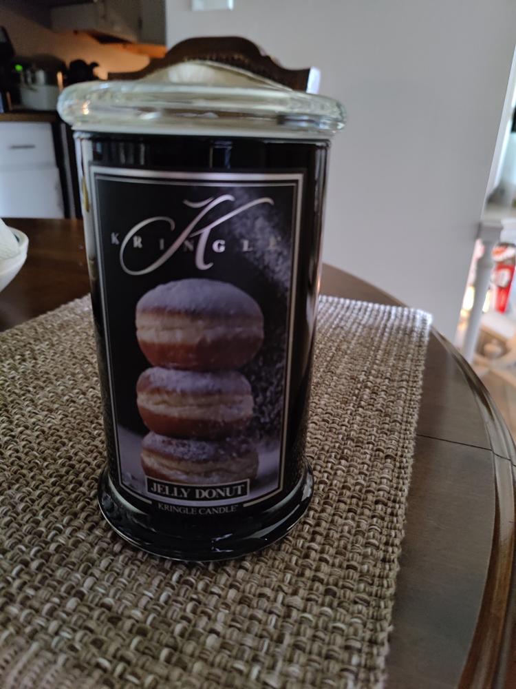 Jelly Donut | Soy Candle - Customer Photo From Susan M.