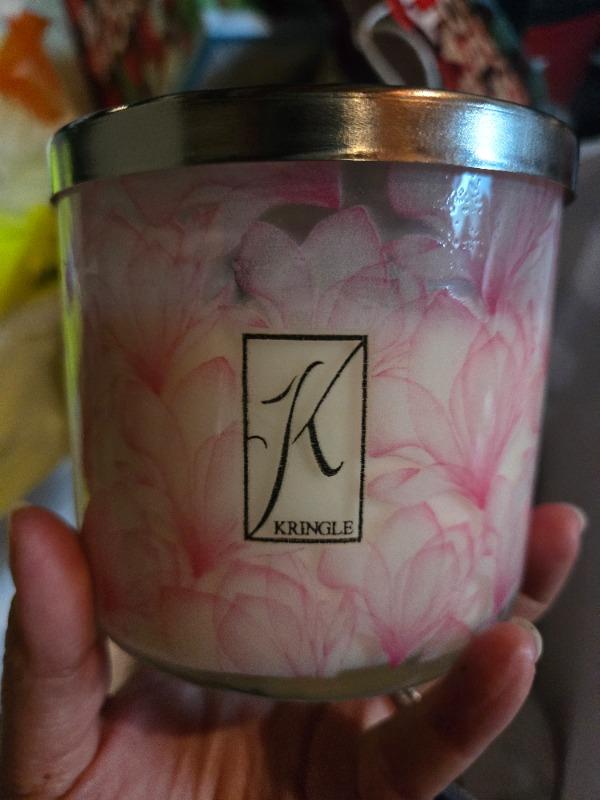 Blushing Blossoms | 3-wick Candle - Customer Photo From Kimberly K.