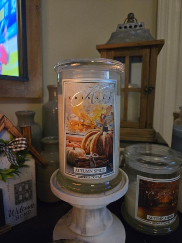 Autumn Spice  Large 2-wick - Customer Photo From Kimberly K.