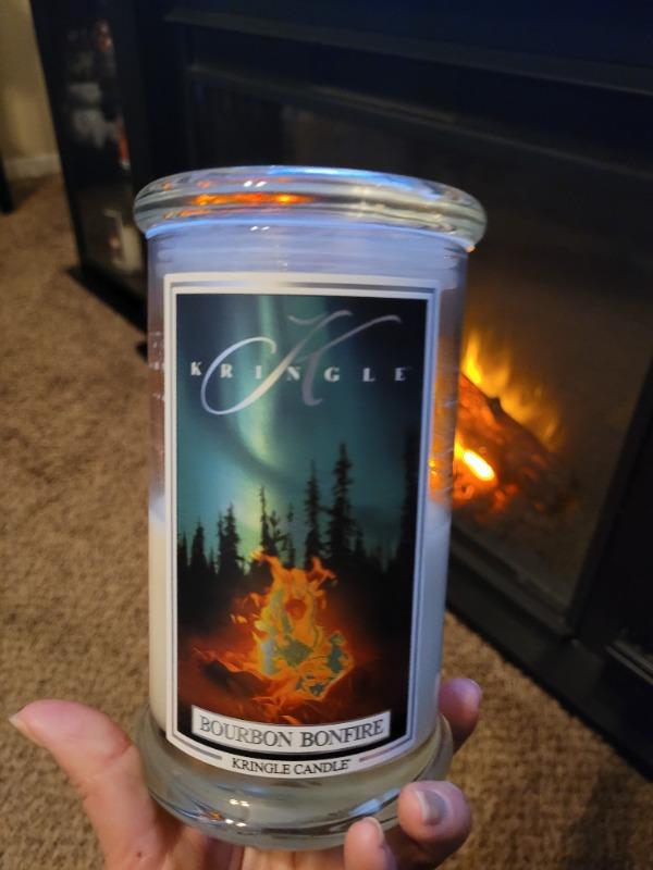Bourbon Bonfire | Soy Candle - Customer Photo From Kimberly K.