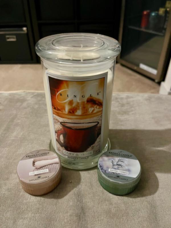 Cozy & Warm Large 2-Wick - Customer Photo From Gilberto R.