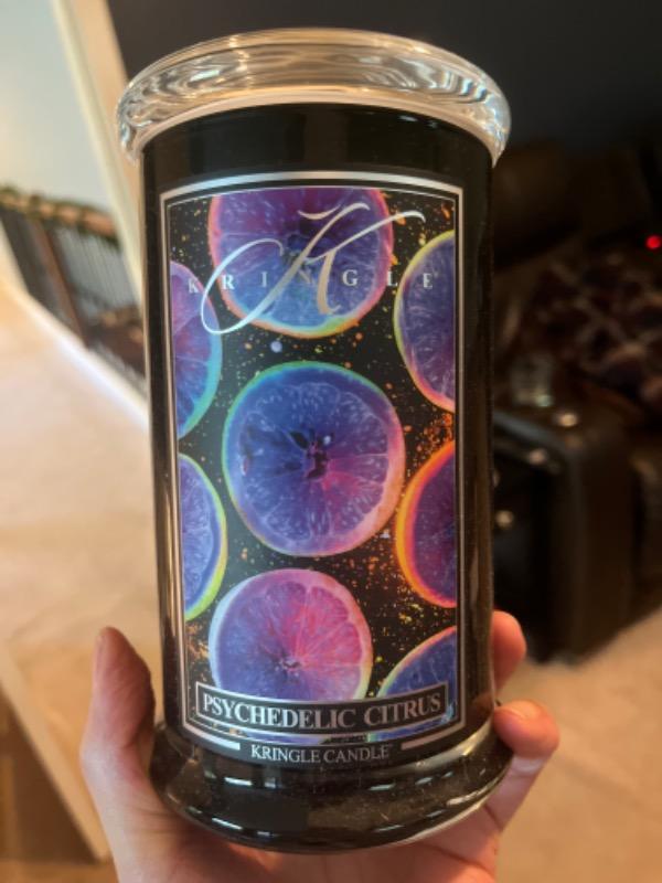 Psychedelic Citrus Large 2-wick - Customer Photo From Gilberto R.