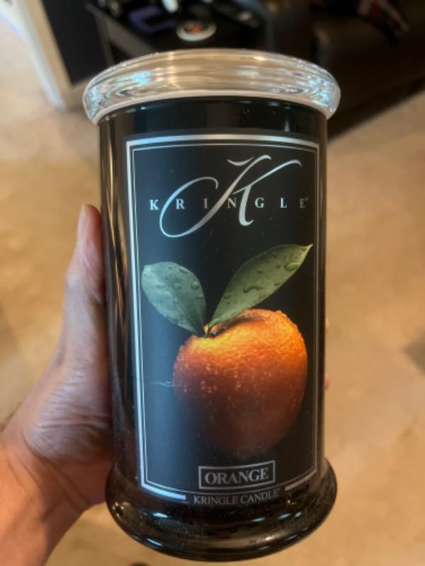 Orange Large 2-wick - Customer Photo From Gilberto R.