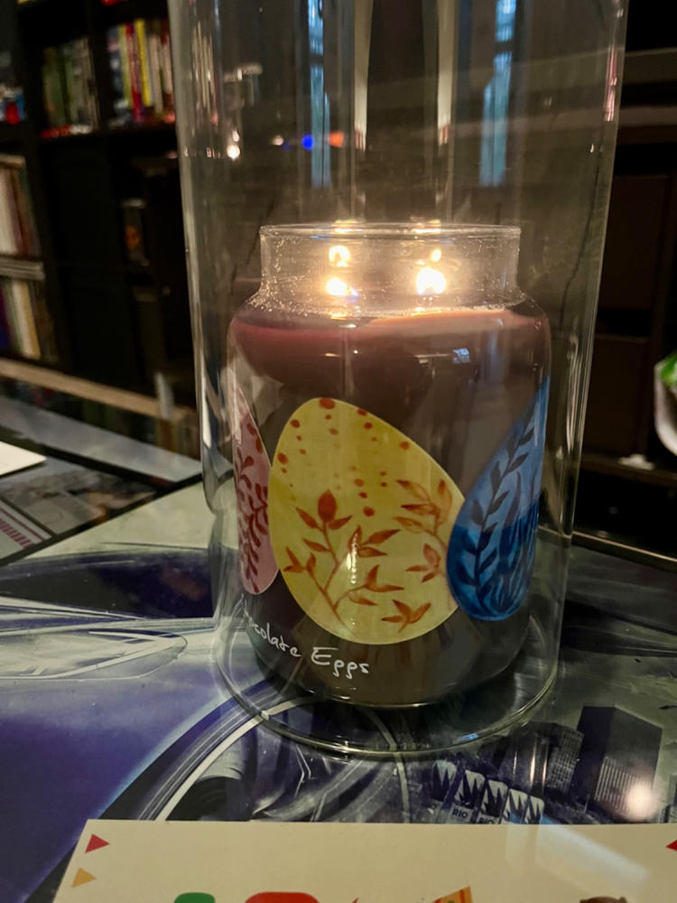 Chocolate Eggs LE Large Jar Candle - Customer Photo From Gilberto R.