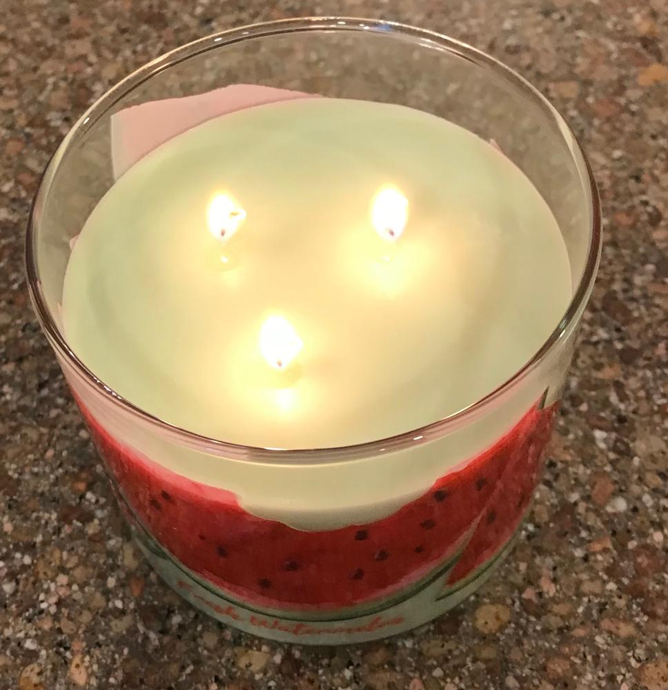 Fresh Watermelon | 3-wick Candle - Customer Photo From VegasD
