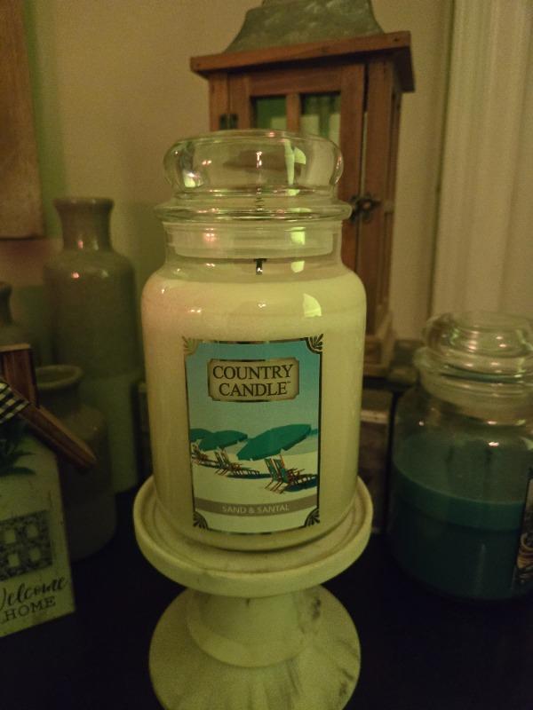 Sand & Santal Large Jar Candle - Customer Photo From Kimberly K.