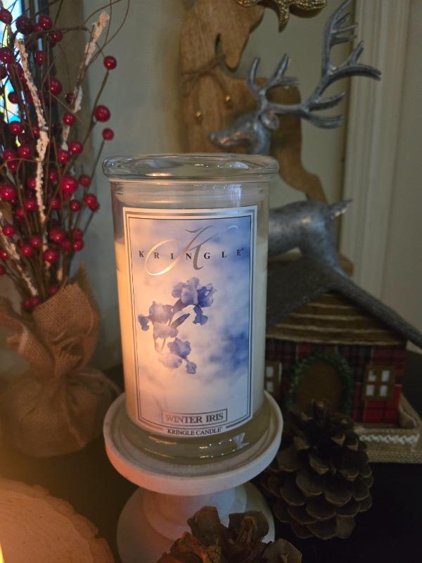 Winter Iris Large 2-Wick - Customer Photo From Kimberly Klise