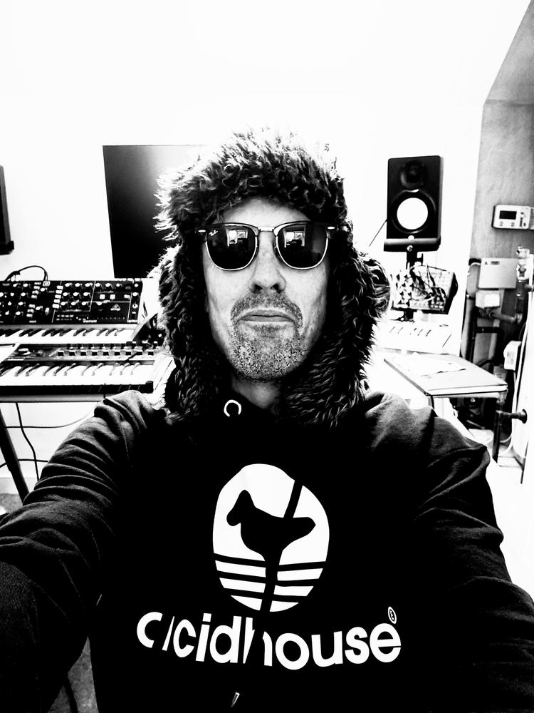 Acid House Sportswear Hoodie / Black - Customer Photo From Rick