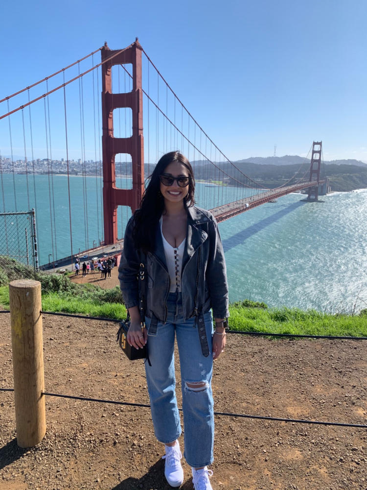 jet setter black denim jacket