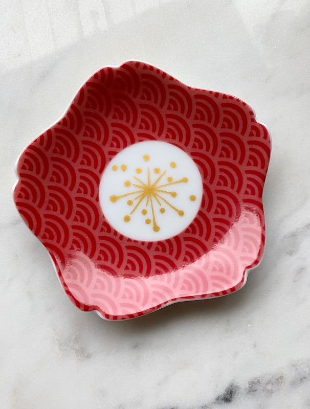 Harekutani Sakura Sauce Plate - Customer Photo From Uyen N.