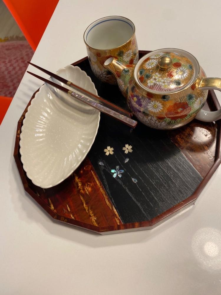 Hanazume Kutani Japanese Teapot Set - Customer Photo From Anonymous