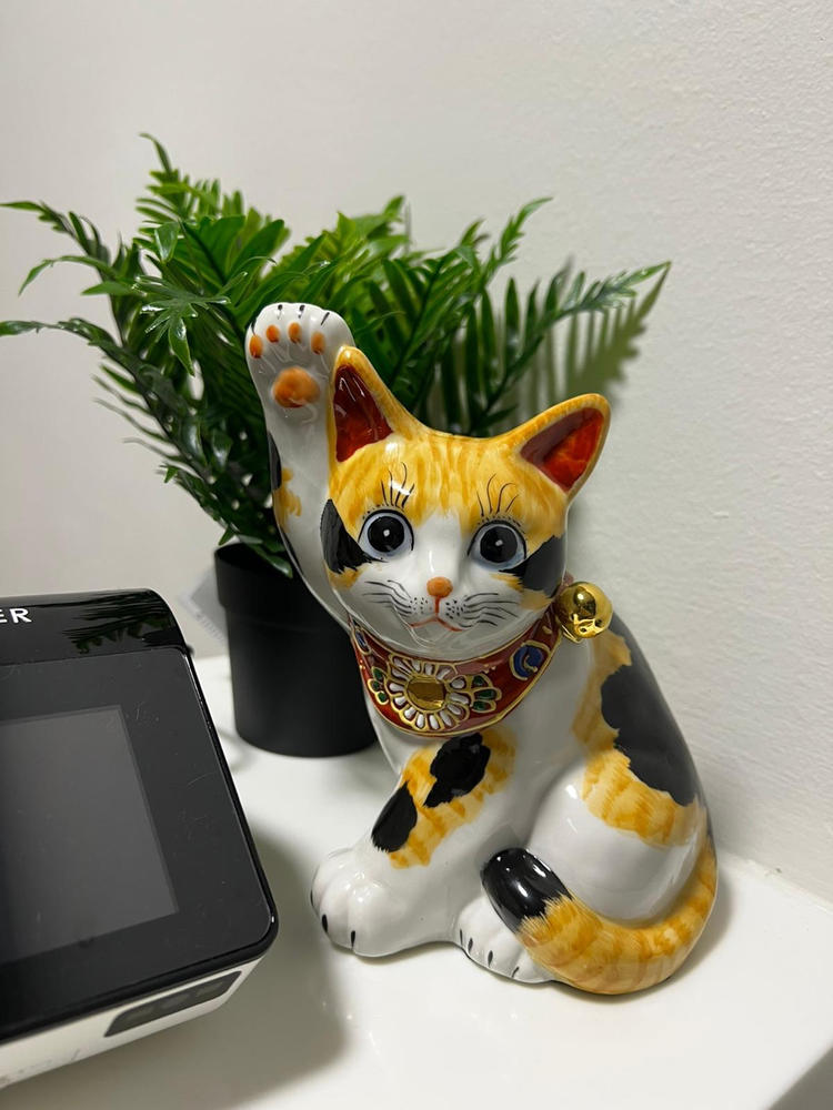 Kutani Lucky Cat - Maneki Neko B - Customer Photo From Anonymous