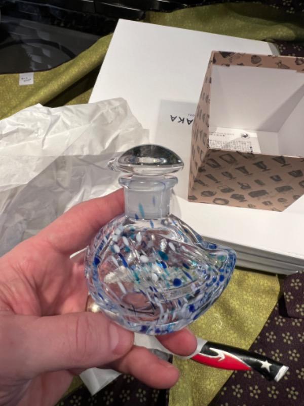 Hirota Blue Bird Edo Glass Soy Sauce Dispenser - Customer Photo From Andrew S.