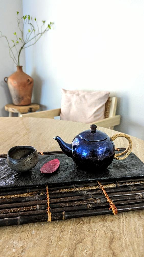 Seigado Indigo Blue Japanese Teapot 12.2oz(360ml) - Customer Photo From Joan P.