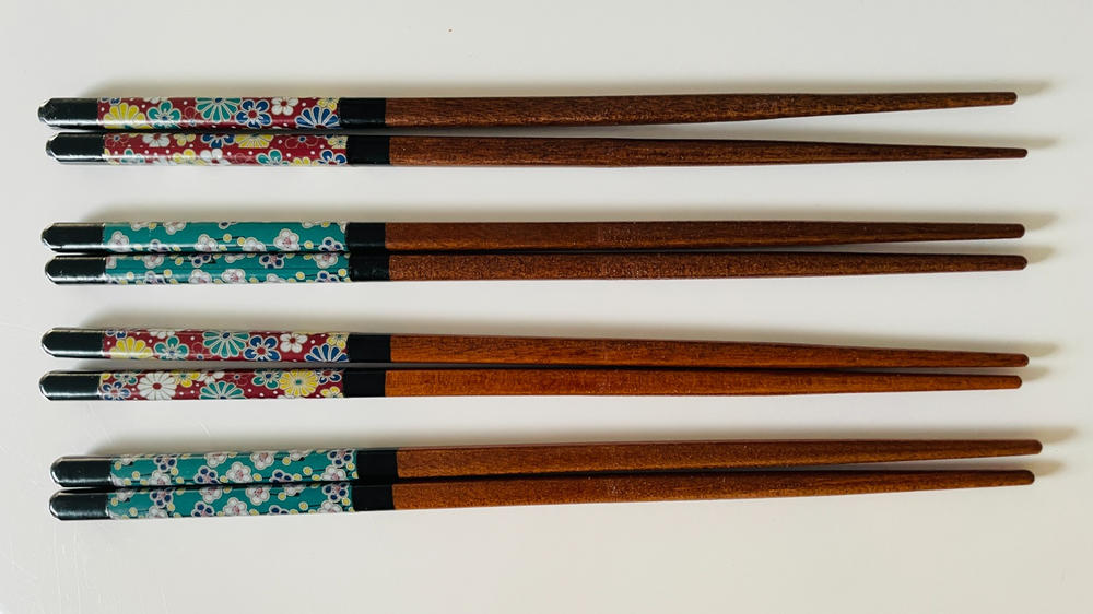 Seikou Kiln Black Kutani Color Reusable Chopsticks 23cm/9in - Customer Photo From Anindita S.