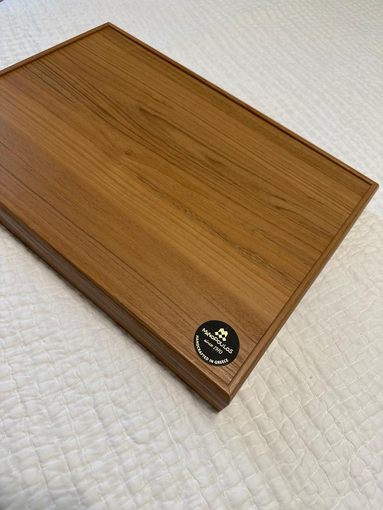 Handcrafted Wooden Tray with Coral Design - Elegant Coastal Home Decor - Customer Photo From Betty J