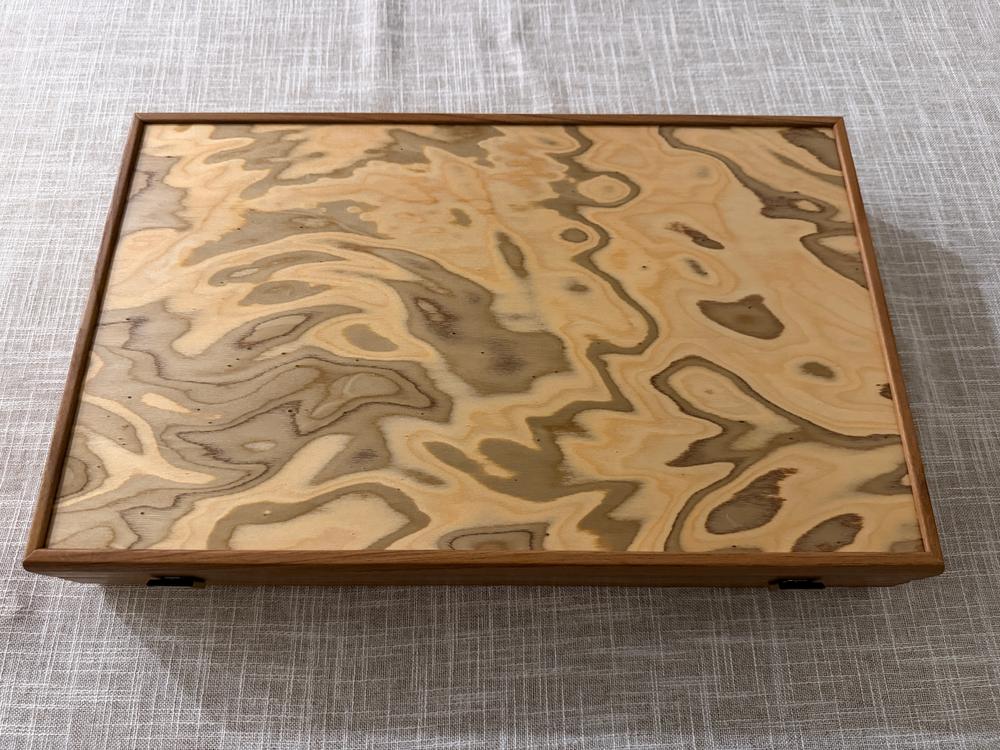 Premium Handcrafted Olive Burl Backgammon Set with Olive Wood Checkers - Customer Photo From Julian Ivanov