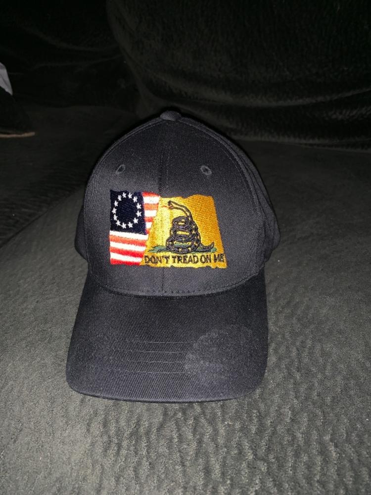 Gadsden Flag Stars & Stripes Flexfit Hat – Eagle Six Gear