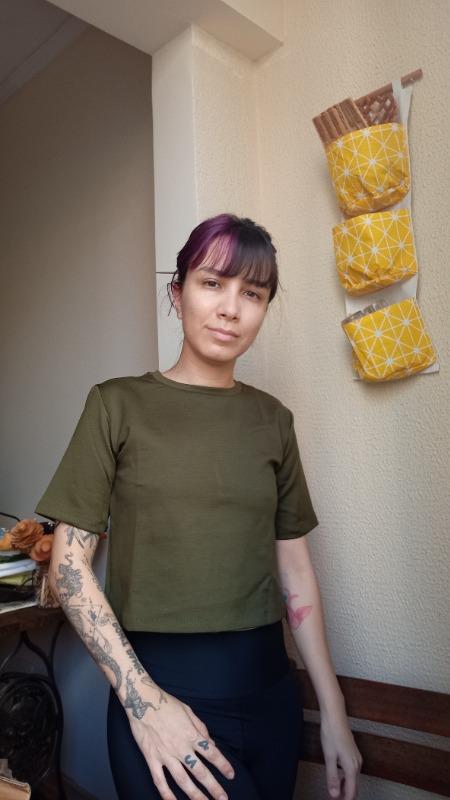 Blusa Boxy Cropped - Customer Photo From Heloá C.