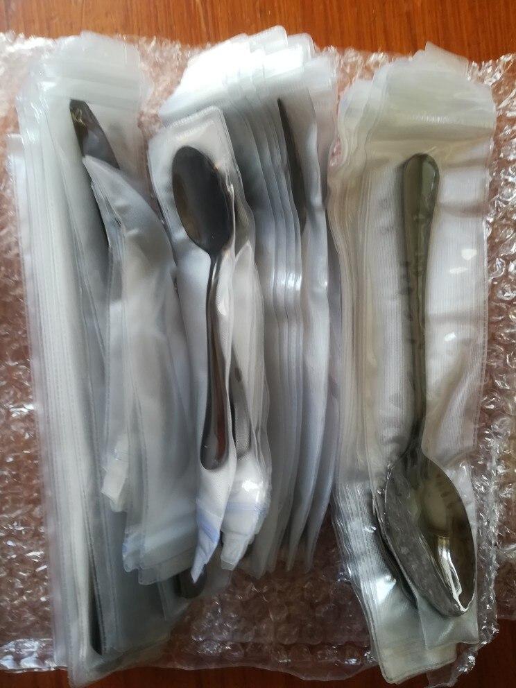 Onyx Jet Black Silverware Set (Various Colors) - Customer Photo From Anonymous