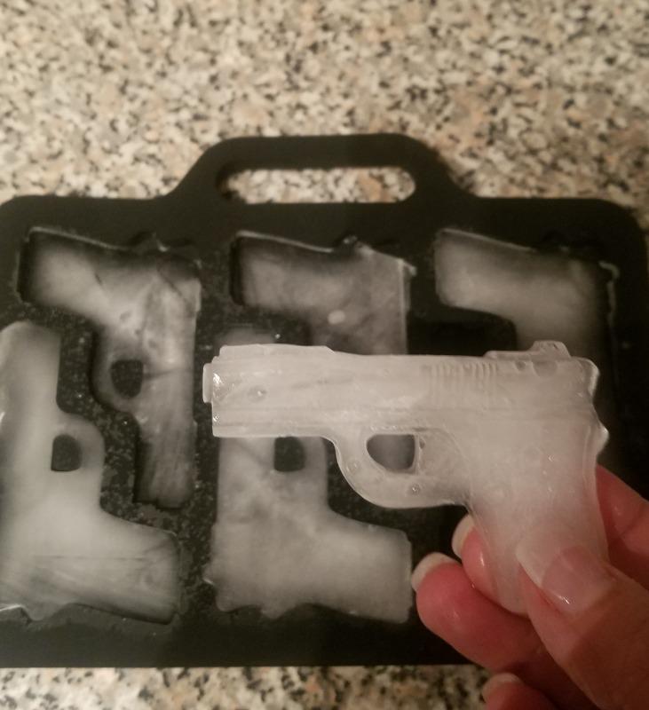 Bullet and Gun Ice Cube Tray - Customer Photo From Monica R.