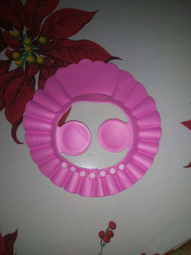 Adjustable Baby Shower Cap with Ear Covers - Customer Photo From C***l