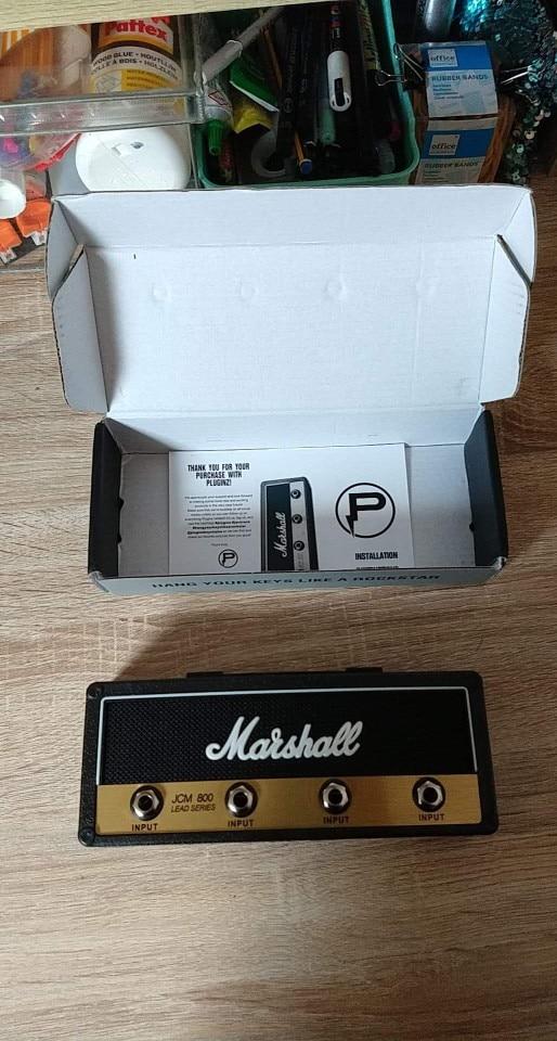 ZZZ-Marshall Guitar Amp Key Holder Pluginz Keychain - Customer Photo From M***M