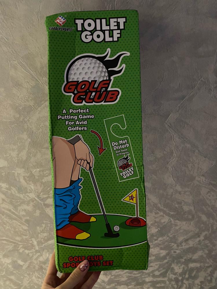 Potty Putter Toilet Golf Game - Customer Photo From A***a