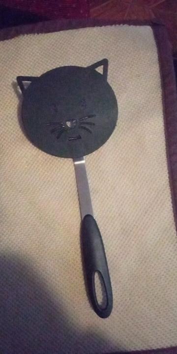 Non-Stick Cat Face Frying Spatula Kitchen Turner - Customer Photo From I***i