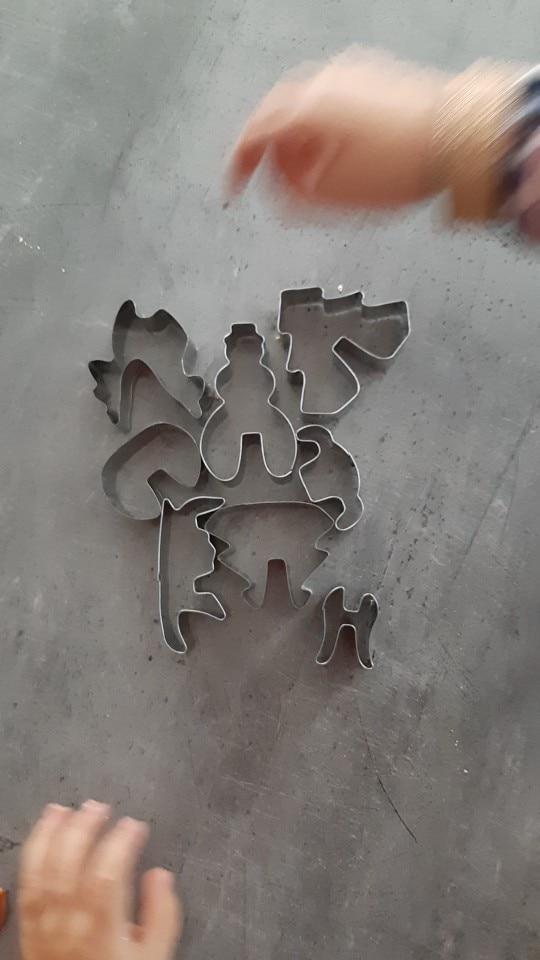 Christmas 3D Cookie Cutters (Set of 8) - Customer Photo From A***a