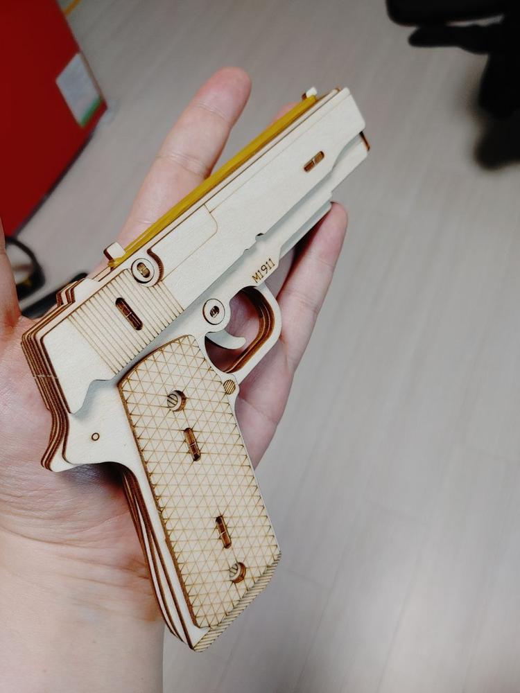 DIY Wooden Rubber Band Gun Set - Customer Photo From Anonymous