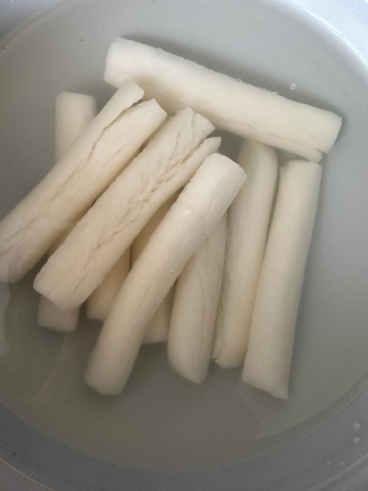 Tteokbokki Tteok (Short, Thin Natural Rice Cake) (450g) x 2 packs - Customer Photo From Jen