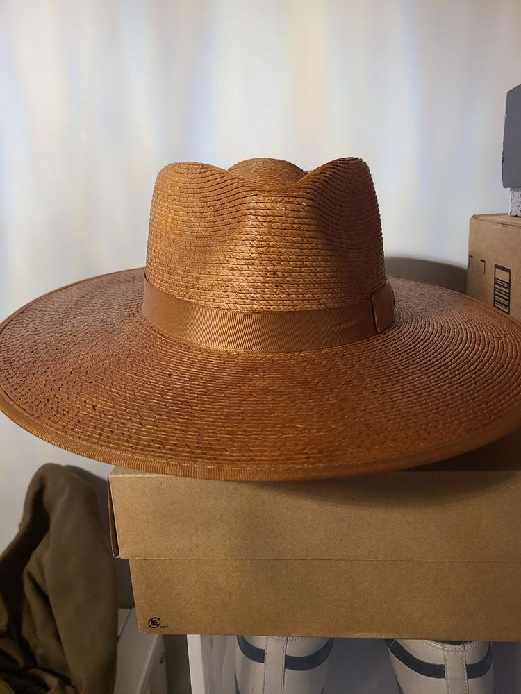 Jo Straw Rancher Hat - Rust - Customer Photo From Anonymous