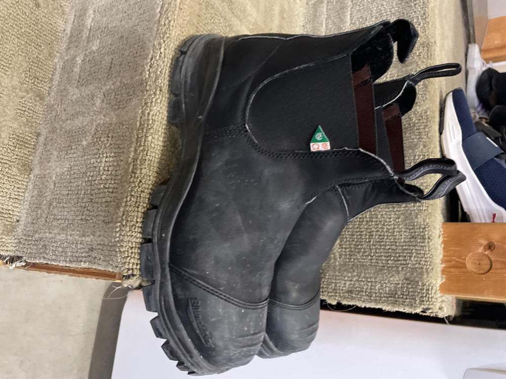 Blundstone 968 XFR Unisex Slip-on Steel Toe Work and Safety Boot - Black - Customer Photo From Anonymous