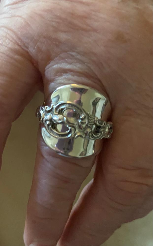 Wildflower Whole Spoon Ring - Customer Photo From Gerd 