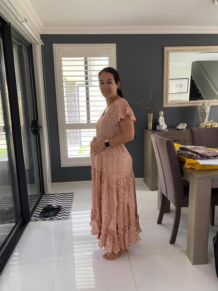 The Cora Maxi Dress - Soda - Customer Photo From Taylah Jade