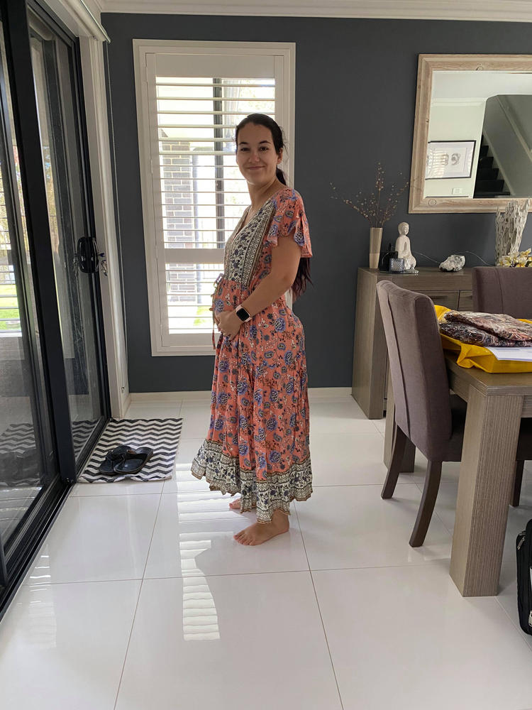 The Cora Maxi Dress - Soda - Customer Photo From Taylah Jade