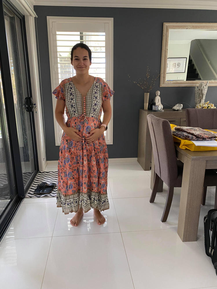 The Cora Maxi Dress - Soda - Customer Photo From Taylah Jade